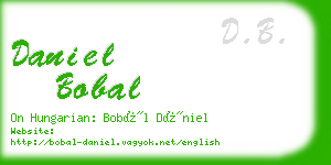 daniel bobal business card
